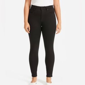 NWT Everlane Curvy High-Rise Skinny Jeans - Black - size 30